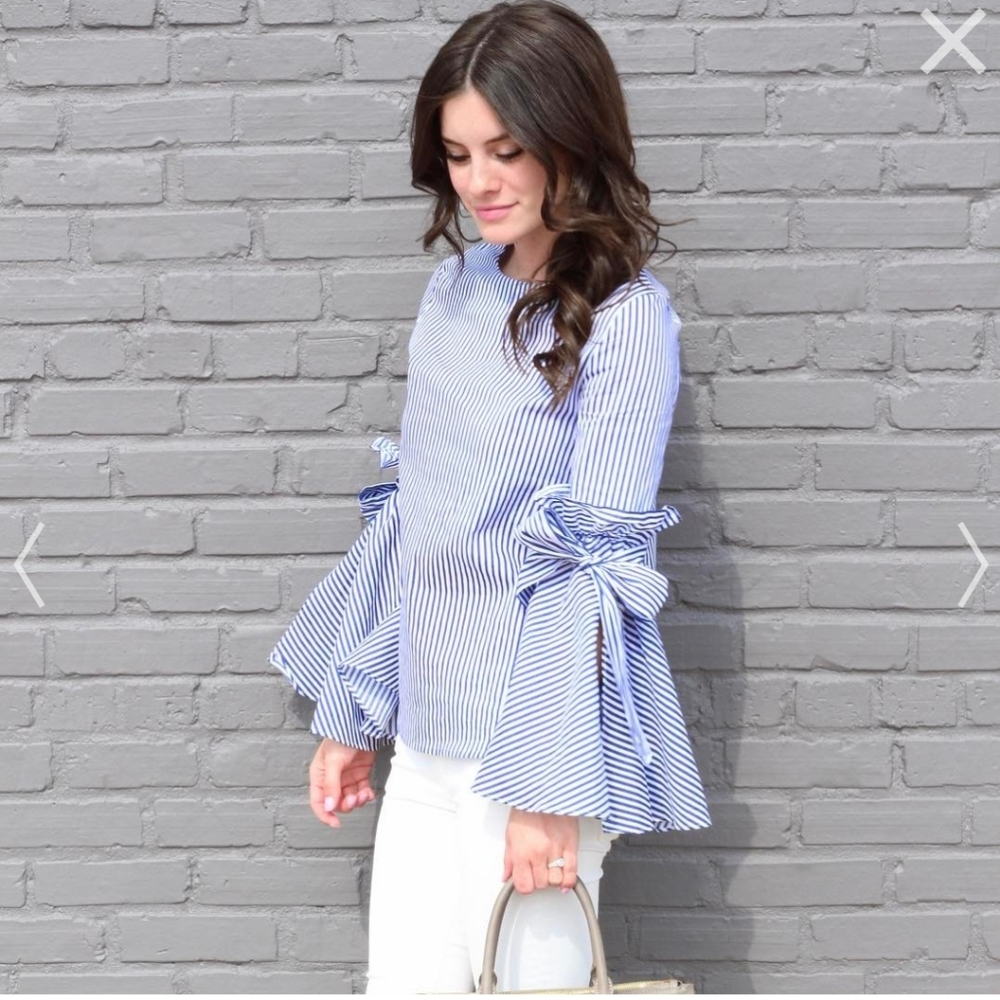 Chicwish Charisma top with bell sleeve